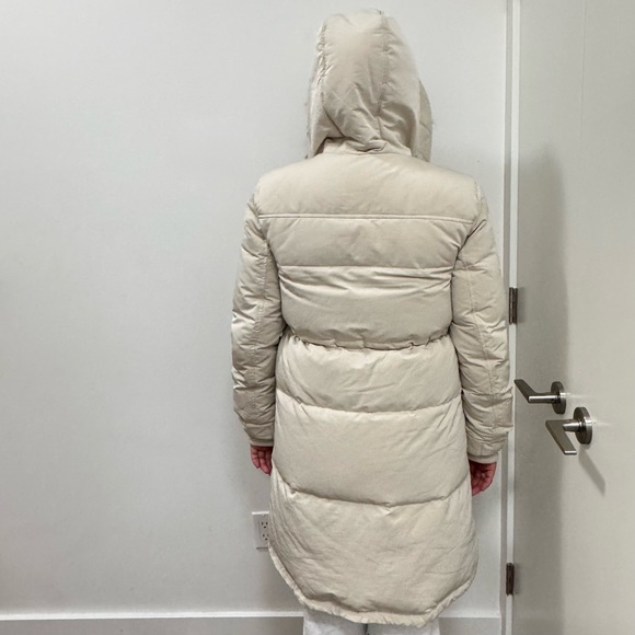 Super Puffer down Coat with Fur Hood - Picture 6 of 9